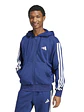 POLERON HOMBRE FULL ZIPPER CON GORRO HD SPORTSWEAR ADIDAS JD1868 DARK BLUE - Miniatura 2