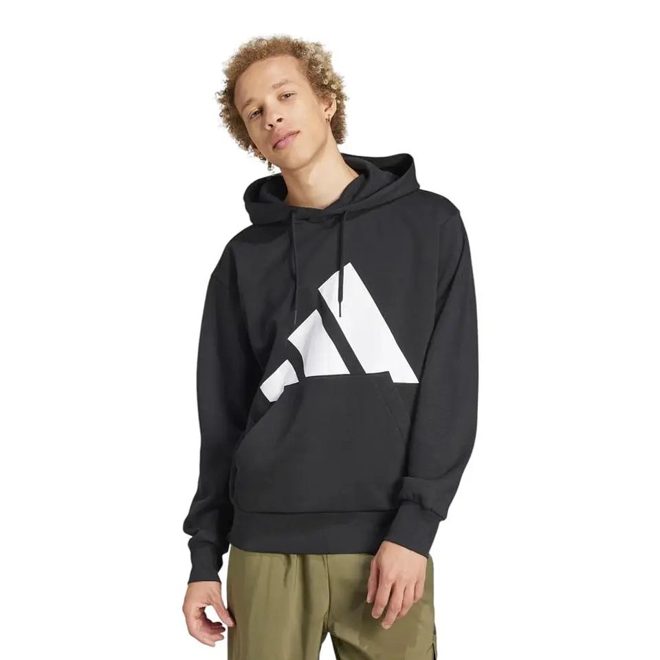 POLERON HOMBRE CANGURO M BL FL HD SPORTSWEAR ADIDAS IN6159 NEGRO 2