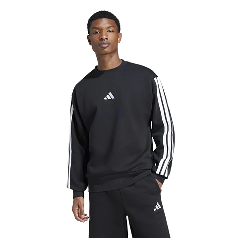 POLERON HOMBRE C/P M 3S FL SWT SPORTSWEAR ADIDAS JE6304 NEGRO