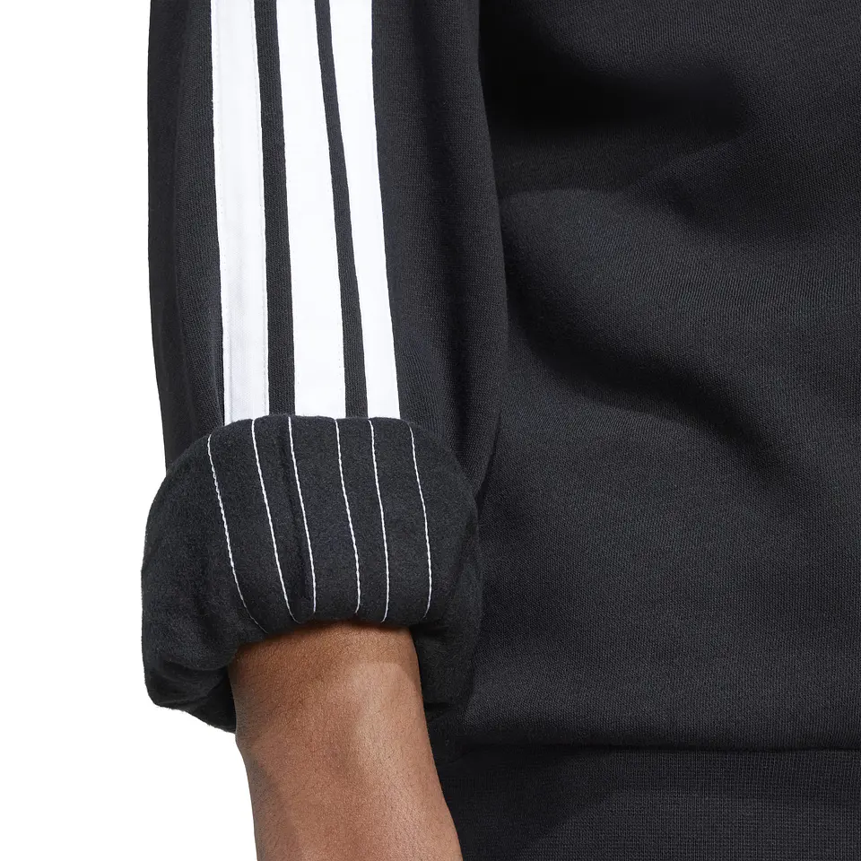 POLERON HOMBRE C/P M 3S FL SWT SPORTSWEAR ADIDAS JE6304 NEGRO 5