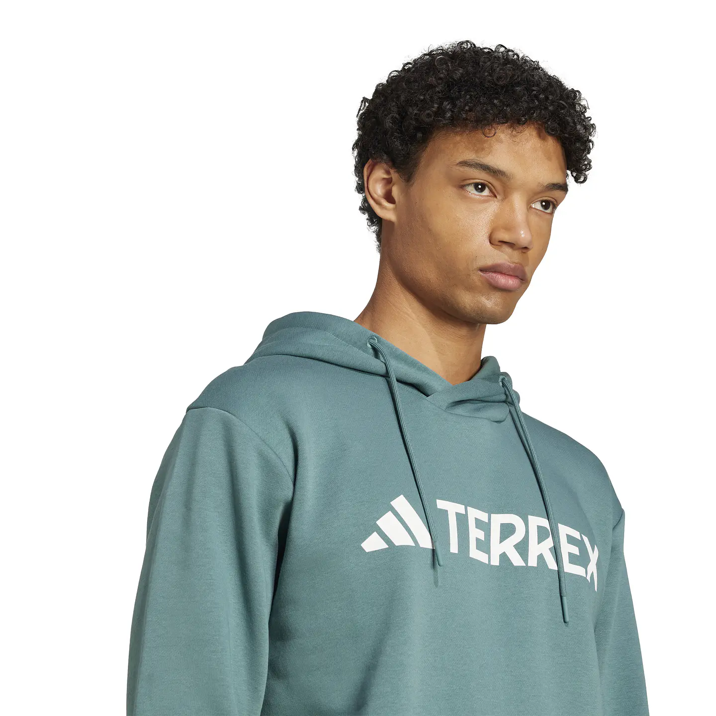 Poleron Hombre Canguro Mt Logo Hd New Color Outdoor Adidas Jm2788 Teal 5