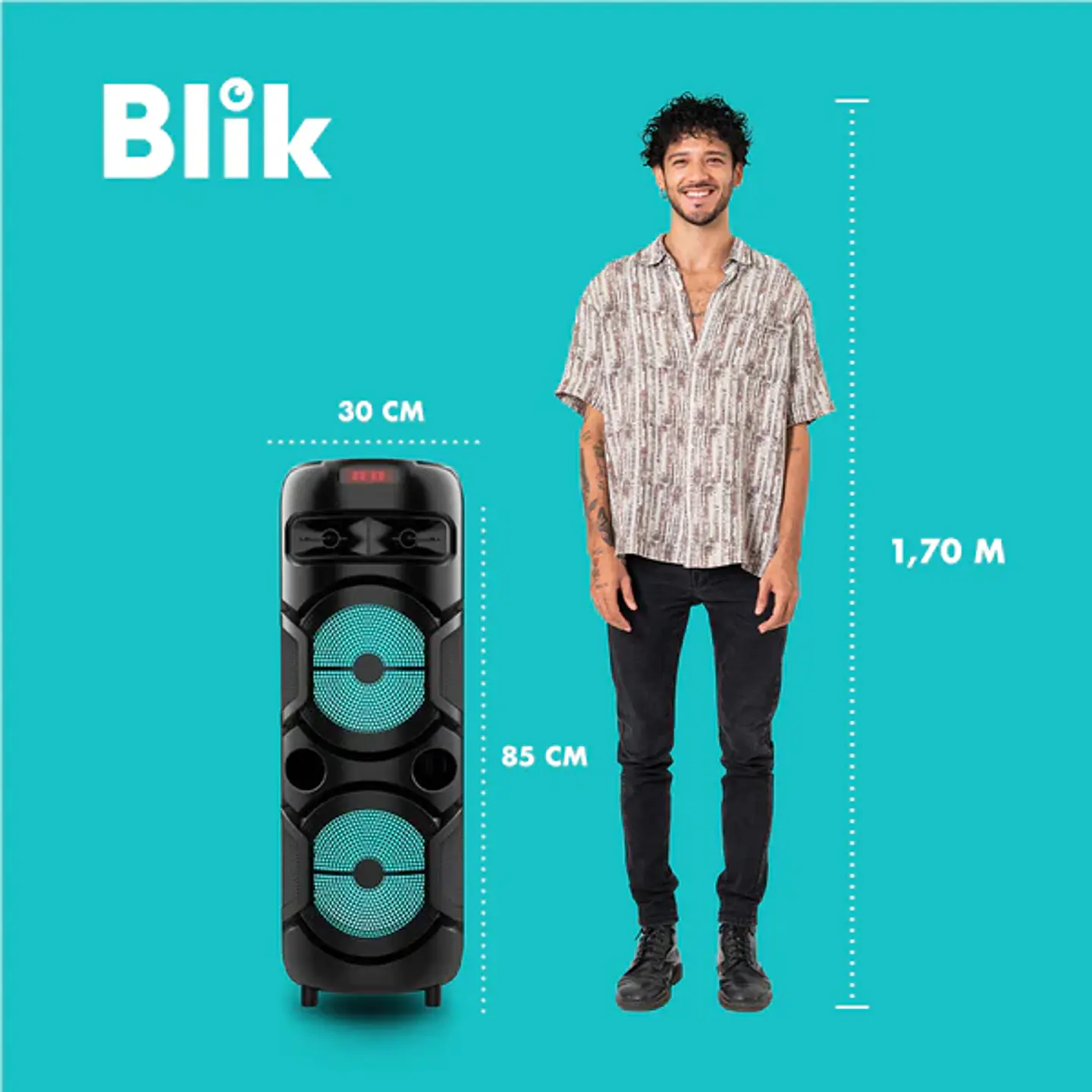Parlante Kara Bt Fm Blik Wavemax2 4