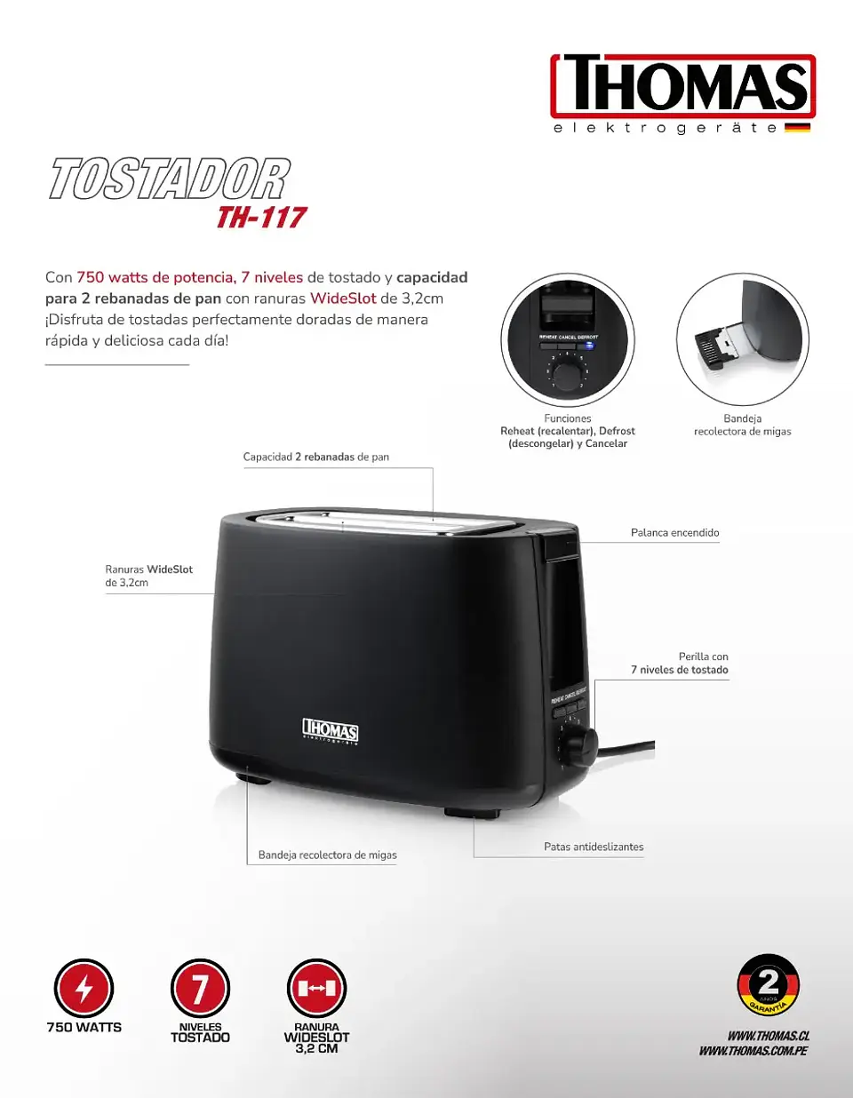 Tostador Thomas Th-117 3