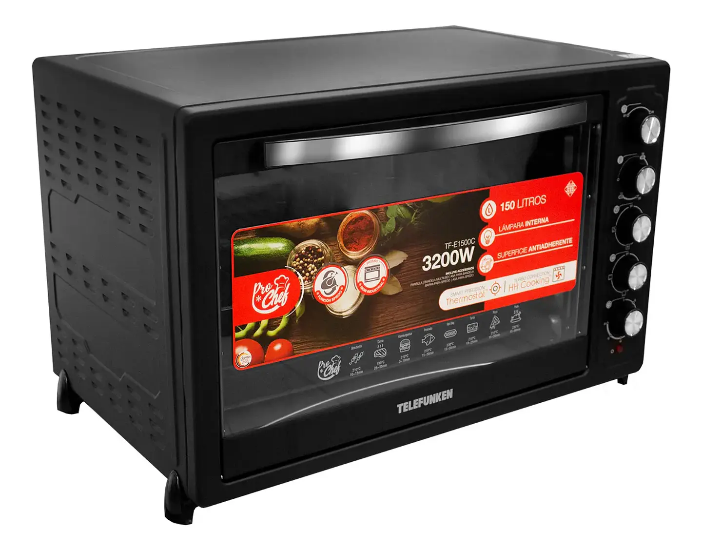 Horno Electrico 150 Lts Tf-E1500C Telefunken 10000025 1