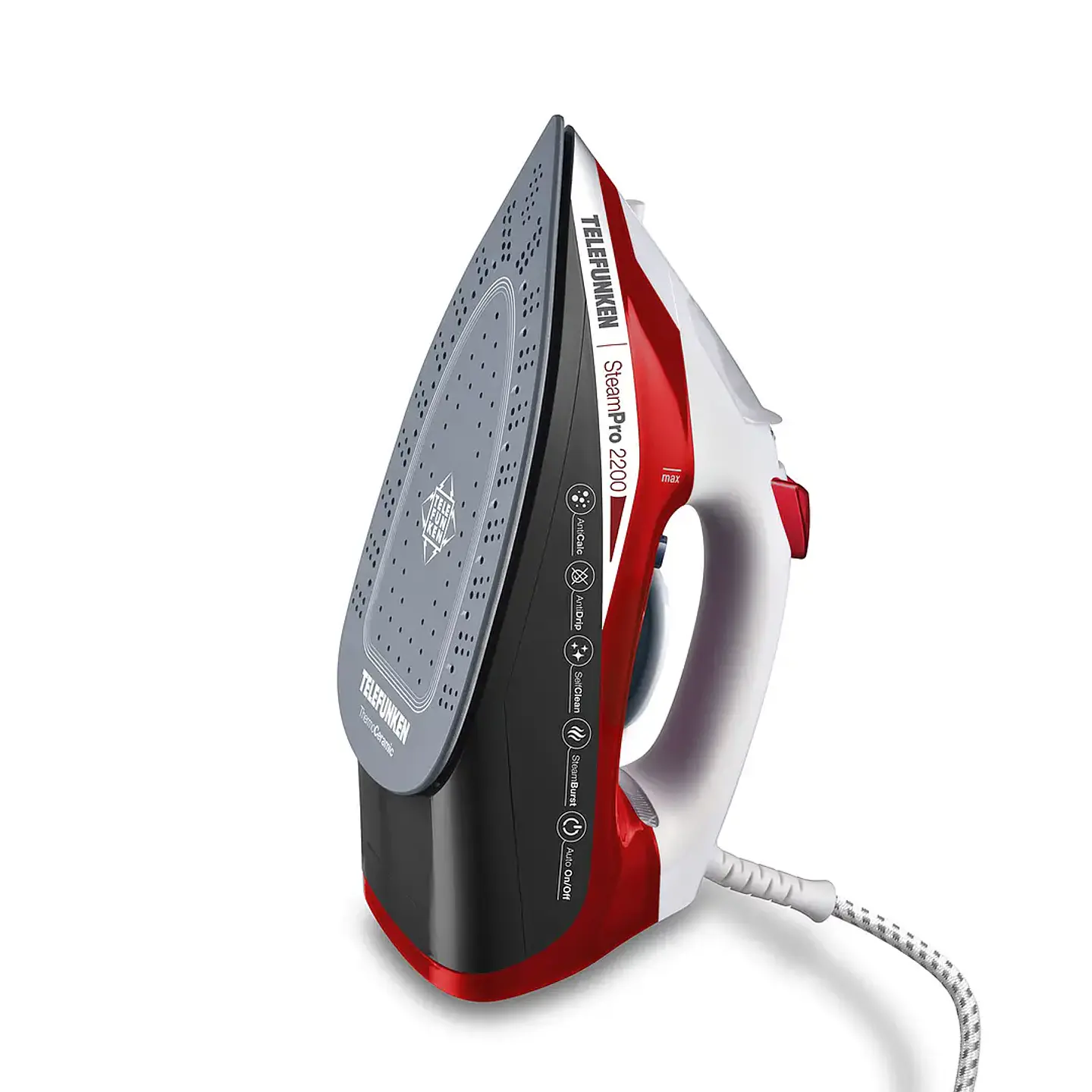 Plancha 2200W Roja Steampro-2200 Telefunken 8000781 3