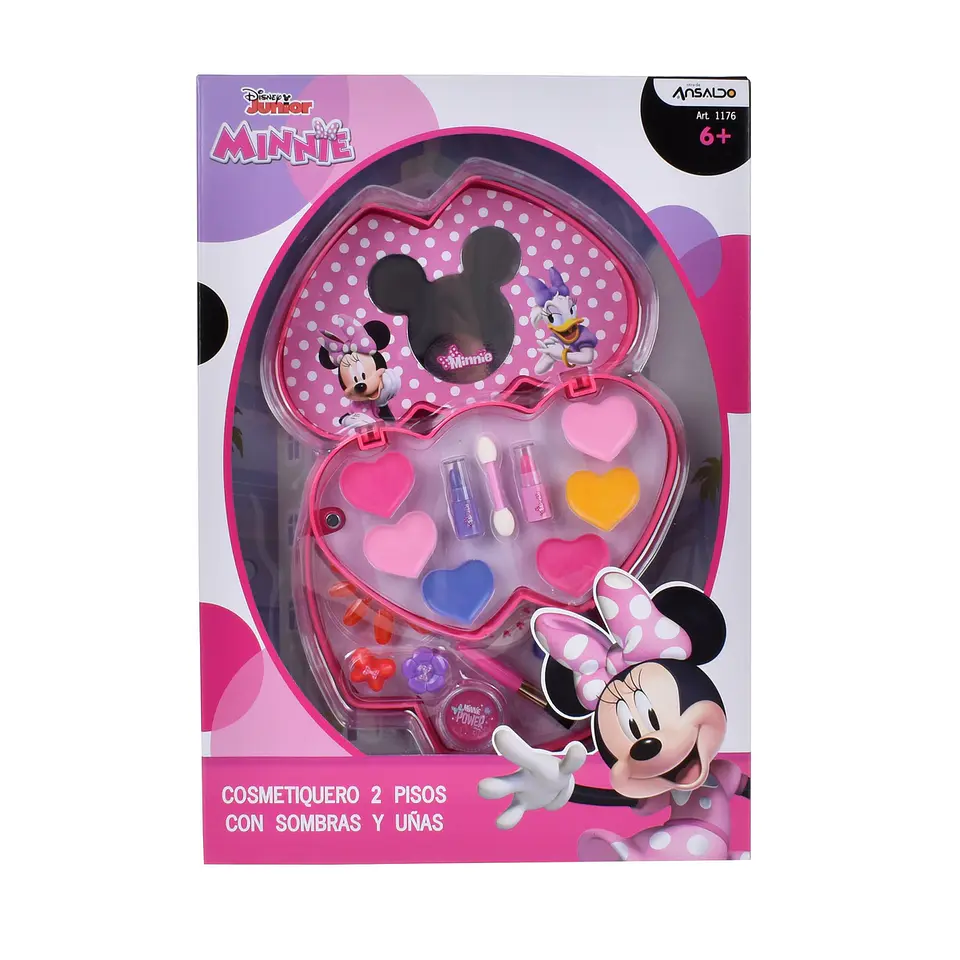 COSMETIQUERO 2 PISOS MINNIE ANSALDO 26027 1