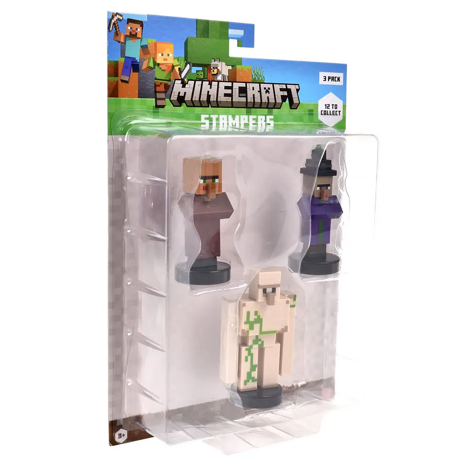 Pack De 3 Figuras Timbre Minecraft Ansaldo 34911 6