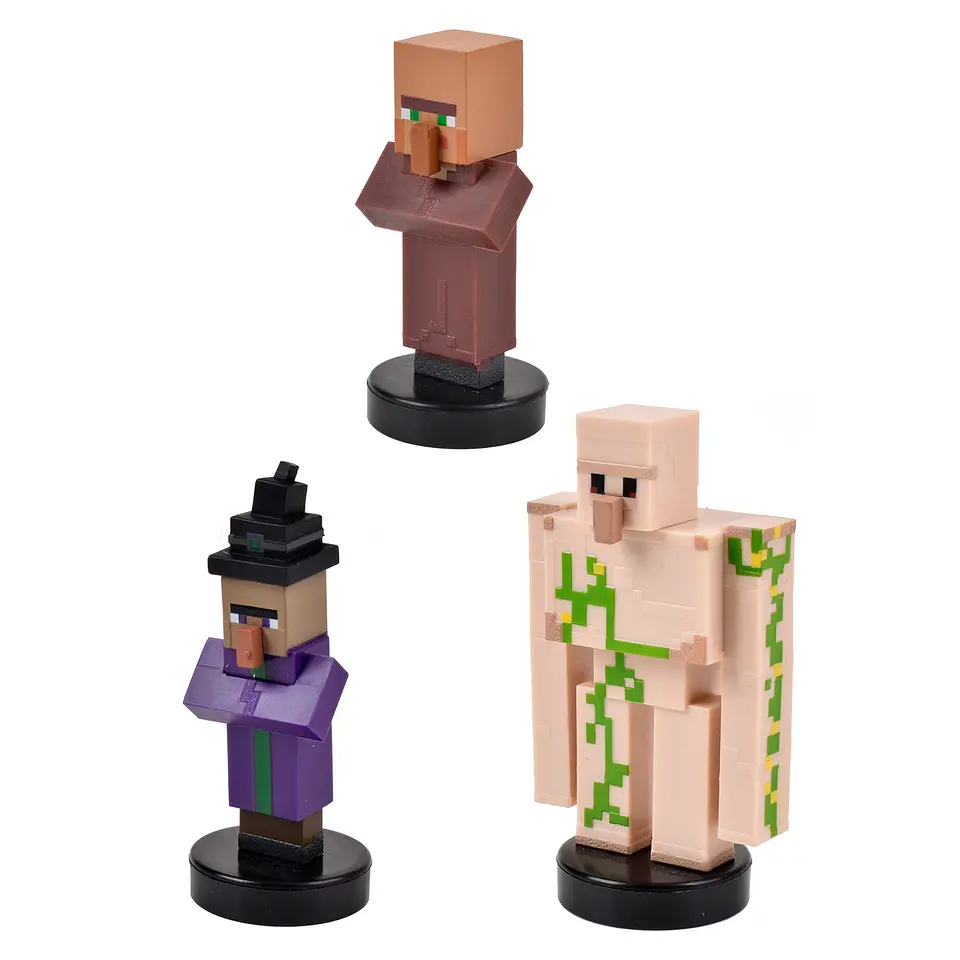 Pack De 3 Figuras Timbre Minecraft Ansaldo 34911 10