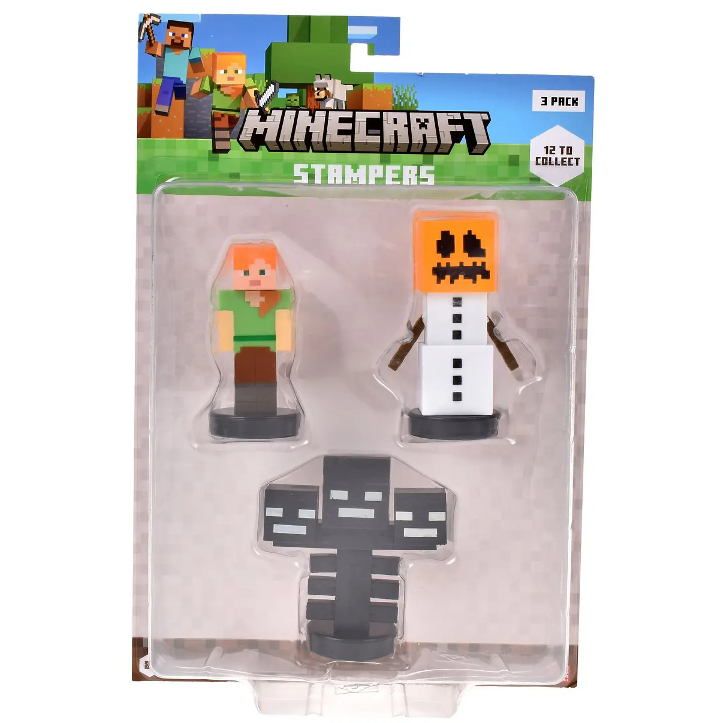 Pack De 3 Figuras Timbre Minecraft Ansaldo 34911 15