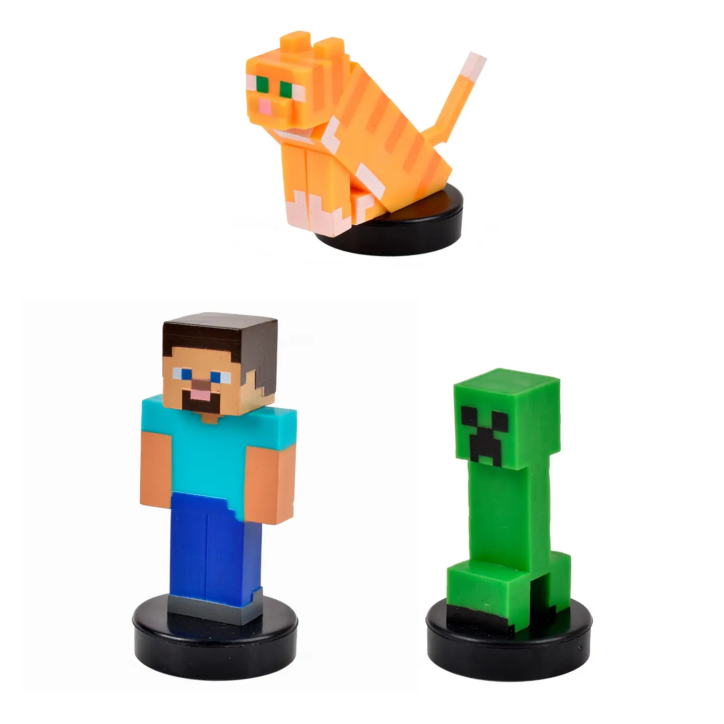 Pack De 3 Figuras Timbre Minecraft Ansaldo 34911 17