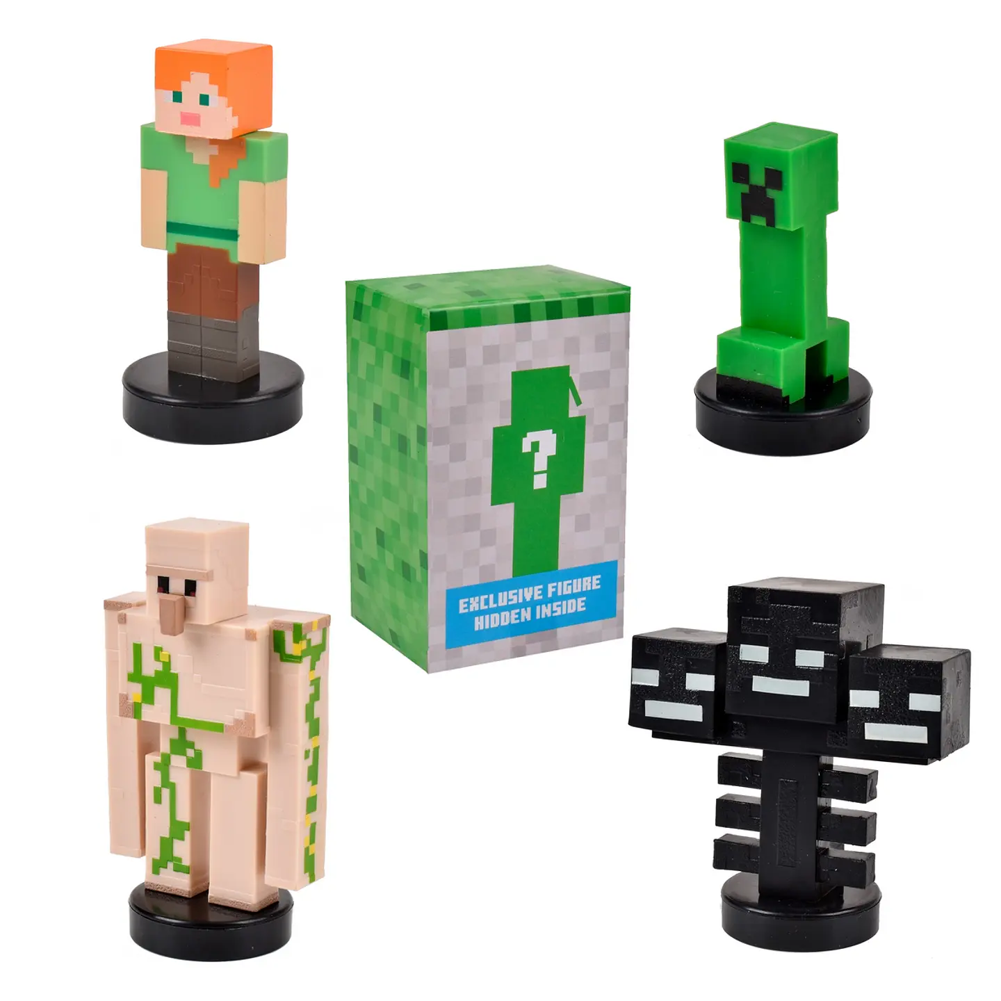 Pack De 5 Figuras Timbre Minecraft Ansaldo 34912 5