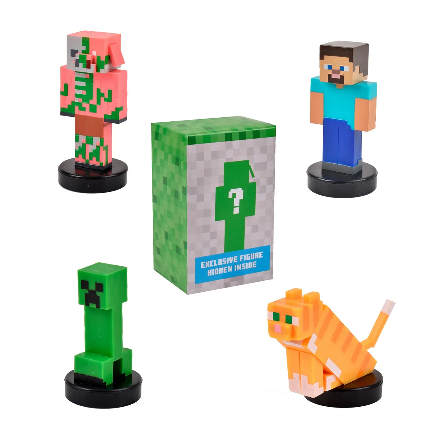 Pack De 5 Figuras Timbre Minecraft Ansaldo 34912 7