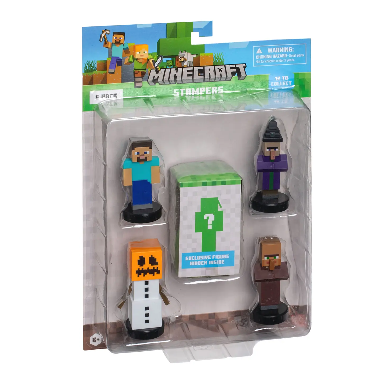 Pack De 5 Figuras Timbre Minecraft Ansaldo 34912 13