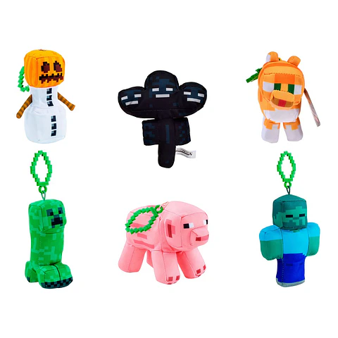 PELUCHE CON CLIP MINECRAFT ANSALDO 34917