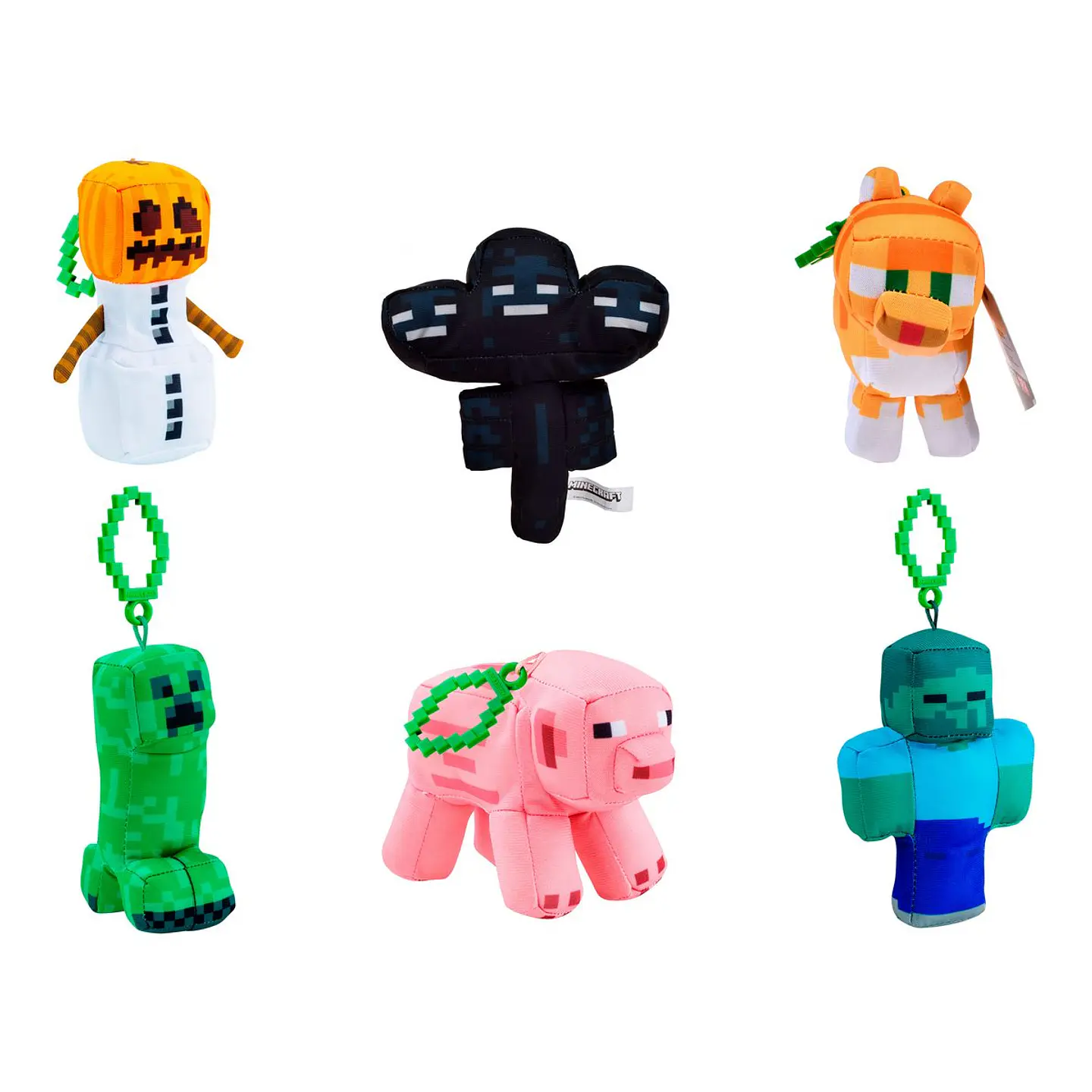 Peluche Con Clip Minecraft Ansaldo 34917 1