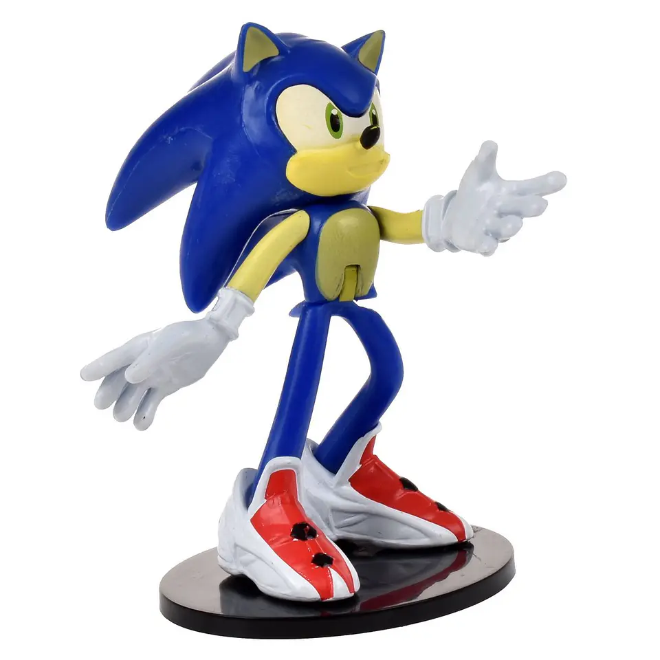Figura Articulada De 8 Cms Sonic En Capsula Con Base Y Folleto Ansaldo 35465 2