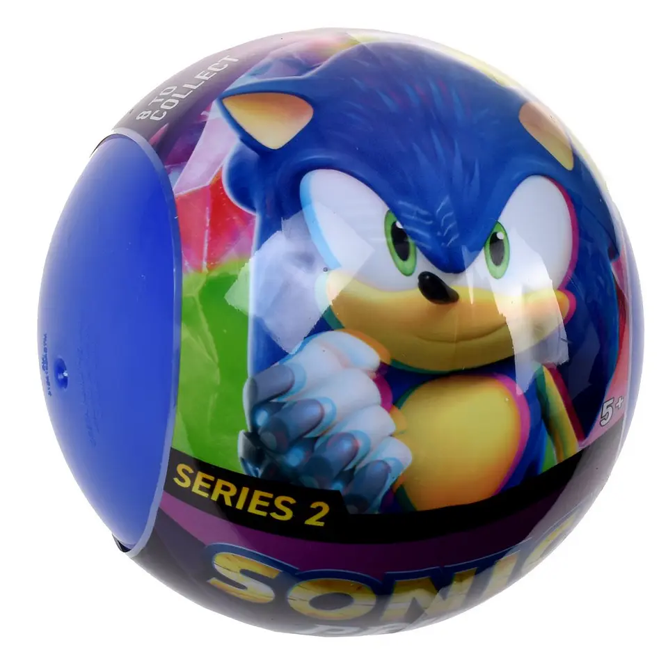Figura Articulada De 8 Cms Sonic En Capsula Con Base Y Folleto Ansaldo 35465 4