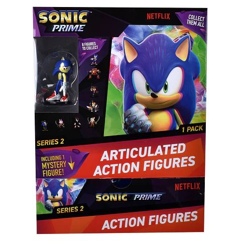 FIGURA ARTICULADA DE 8 CMS SONIC EN CAPSULA CON BASE Y FOLLETO ANSALDO 35465