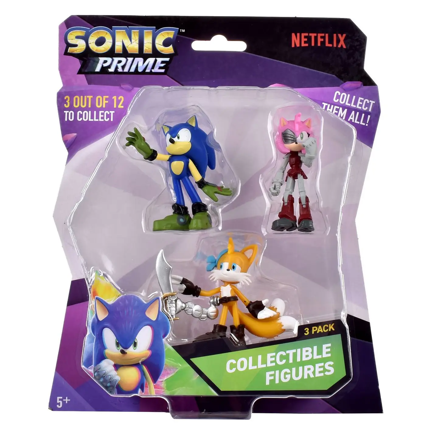 PACK 3 FIGURAS SONIC DE 7 CMS ANSALDO 26966 5