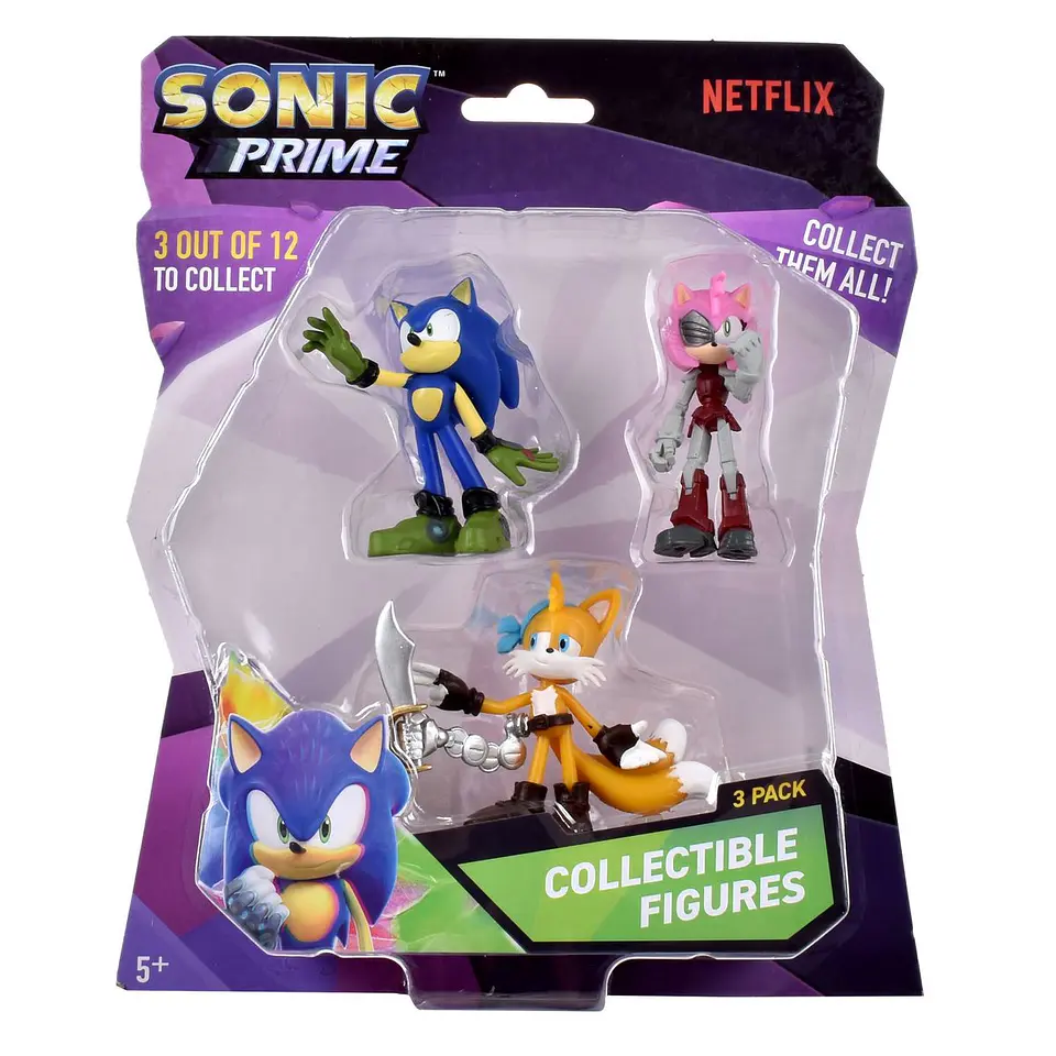 PACK 3 FIGURAS SONIC DE 7 CMS ANSALDO 26966 5