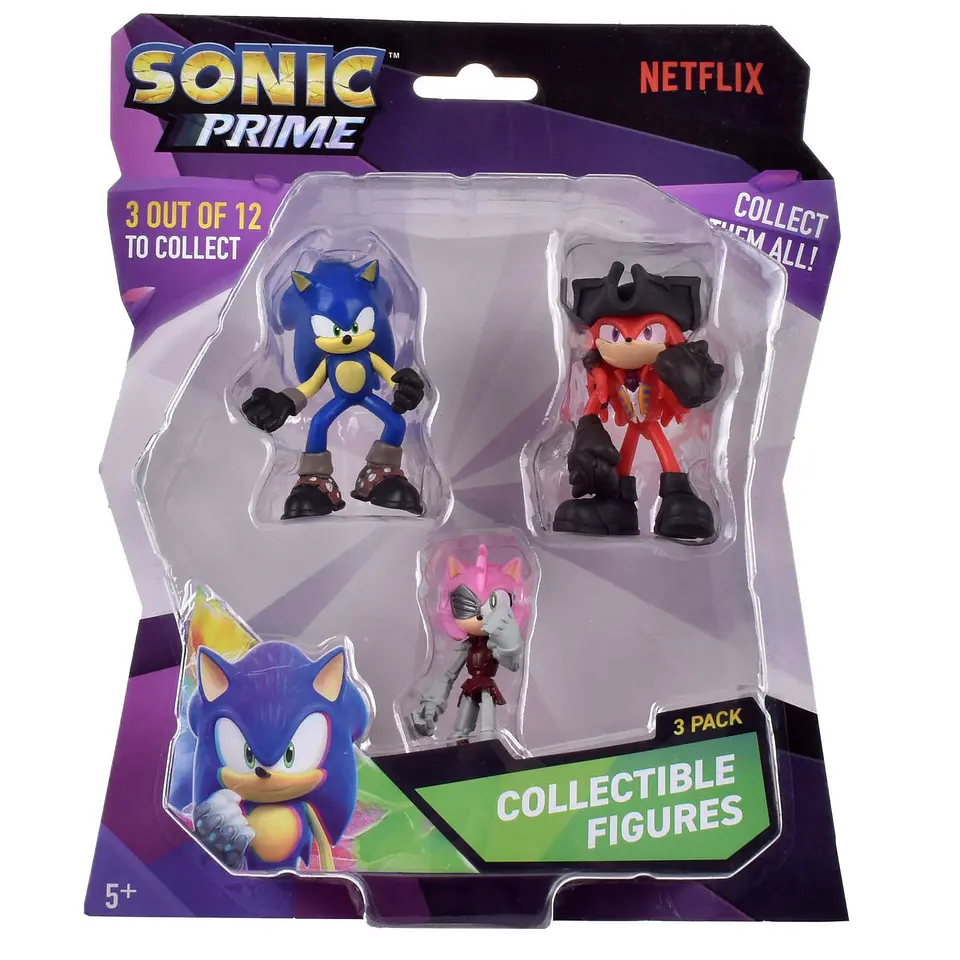 PACK 3 FIGURAS SONIC DE 7 CMS ANSALDO 26966 11