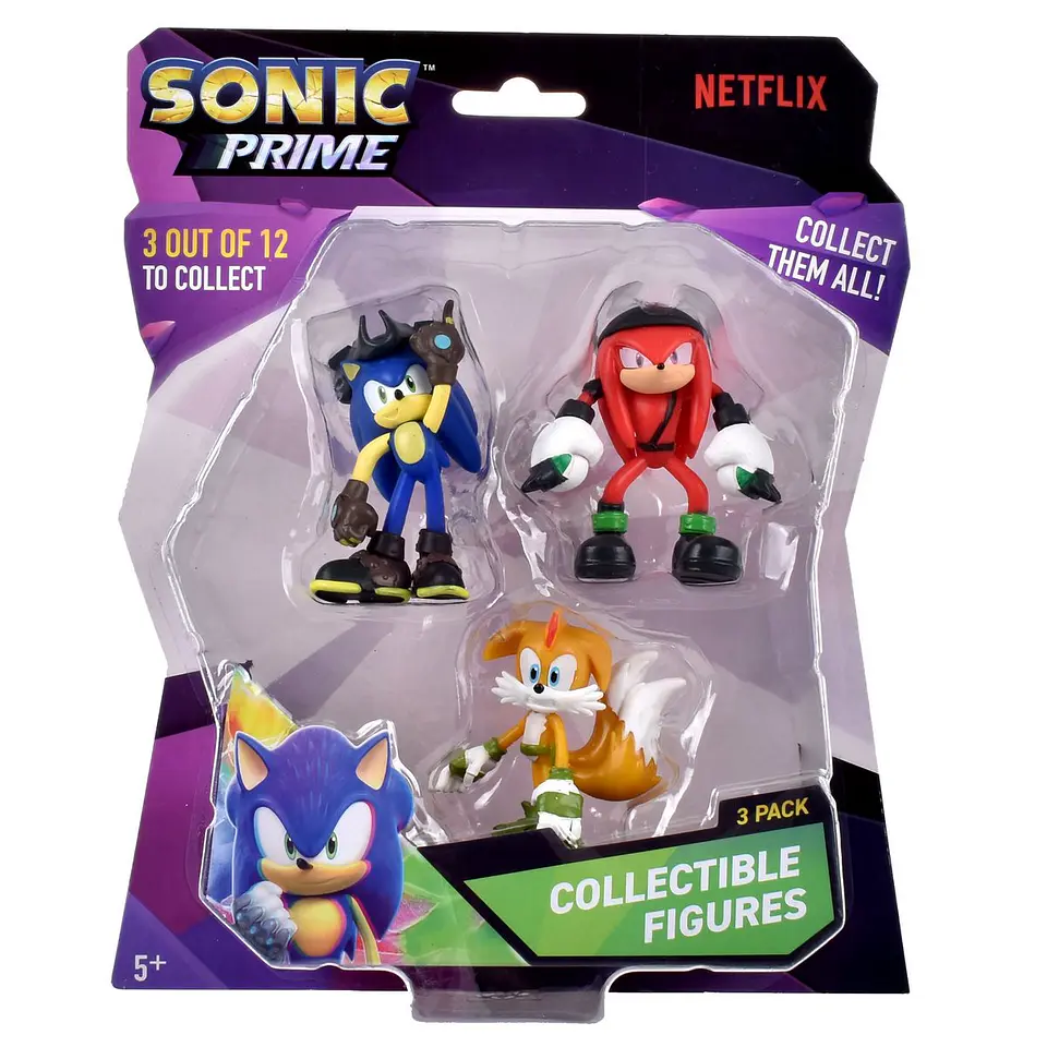 PACK 3 FIGURAS SONIC DE 7 CMS ANSALDO 26966 12