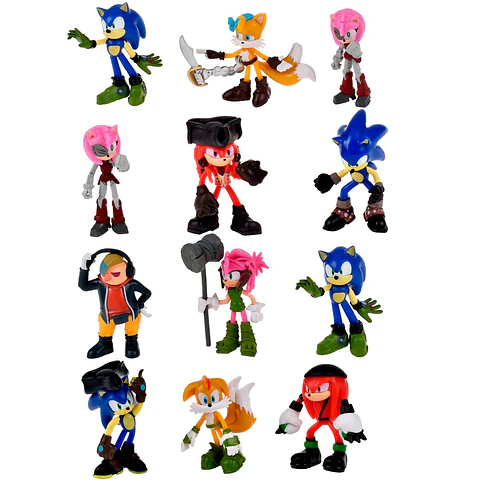 PACK 3 FIGURAS SONIC DE 7 CMS ANSALDO 26966
