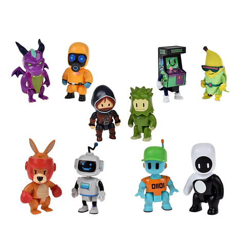 PACK 2 FIGURAS 8 CMS ARTICULADAS STUMBLE GUYS ANSALDO 32954