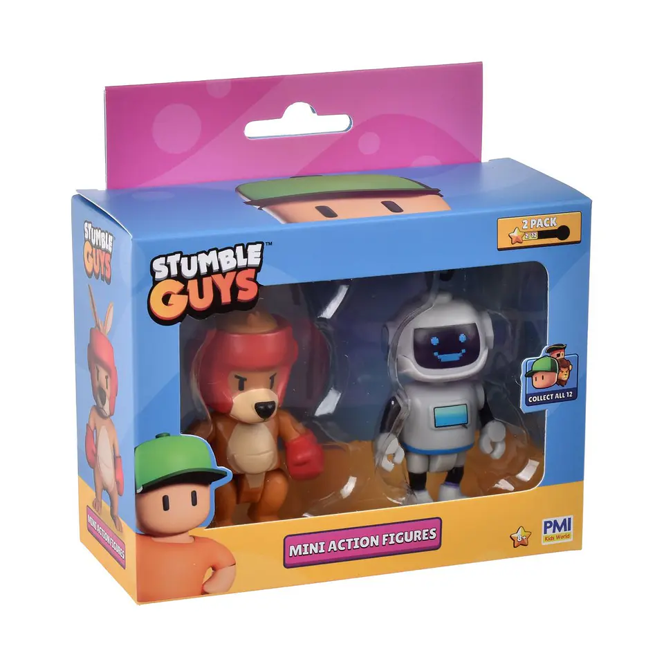 Pack 2 Figuras 8 Cms Articuladas Stumble Guys Ansaldo 32954 3
