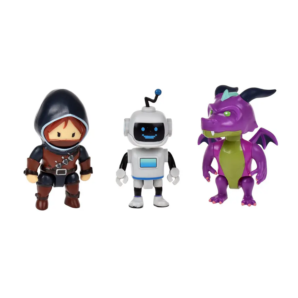 Pack 3 Figuras 8 Cms Articuladas Stumble Guys Ansaldo 32955 4