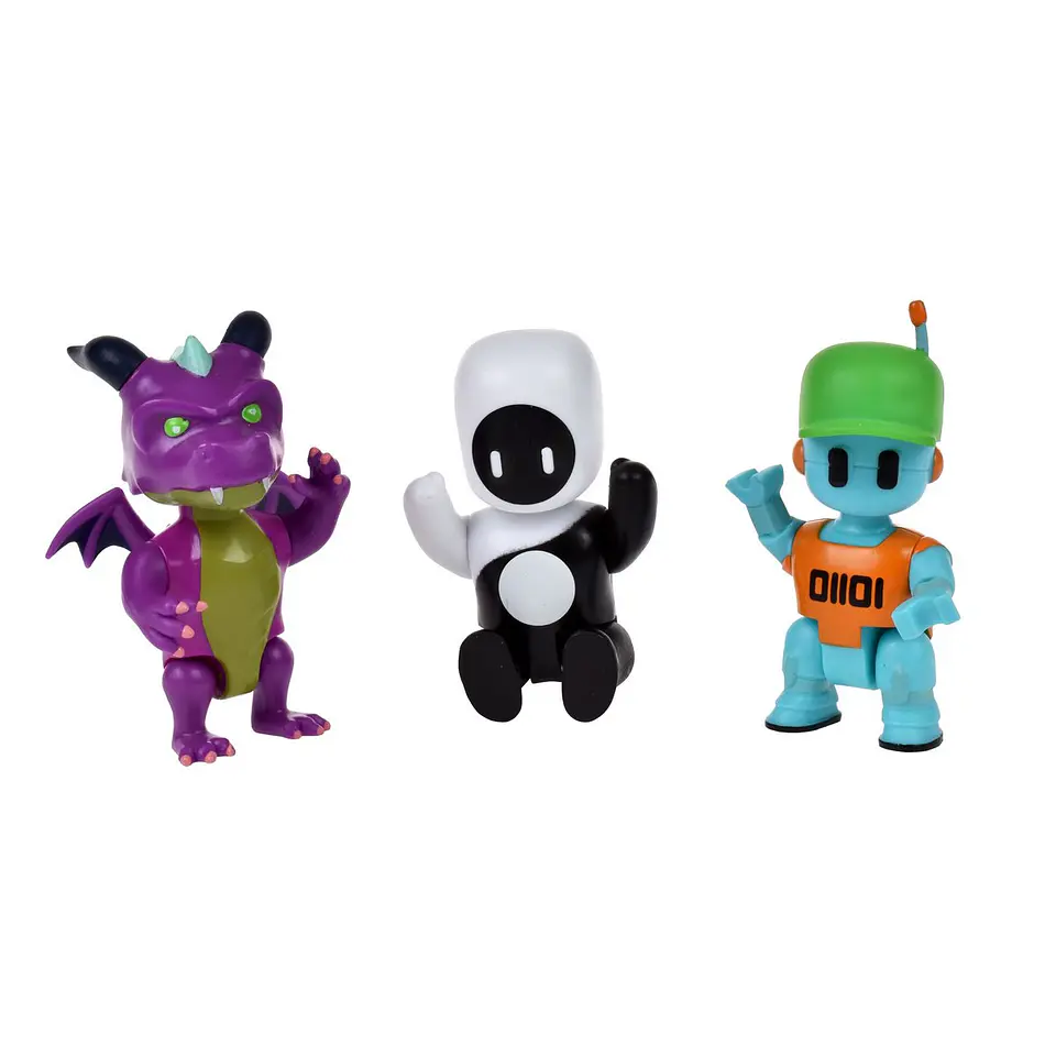 Pack 3 Figuras 8 Cms Articuladas Stumble Guys Ansaldo 32955 5