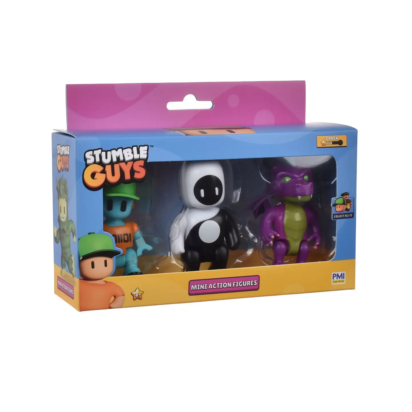 Pack 3 Figuras 8 Cms Articuladas Stumble Guys Ansaldo 32955 3