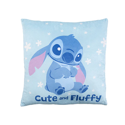 Cojin Velour Est. 40X40 Cm Disney Stitch Fluffy