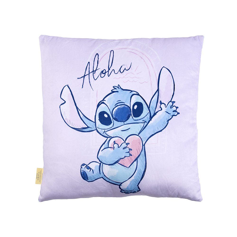 Cojín Velour Est. 40x40 cms Disney Stitch Aloha