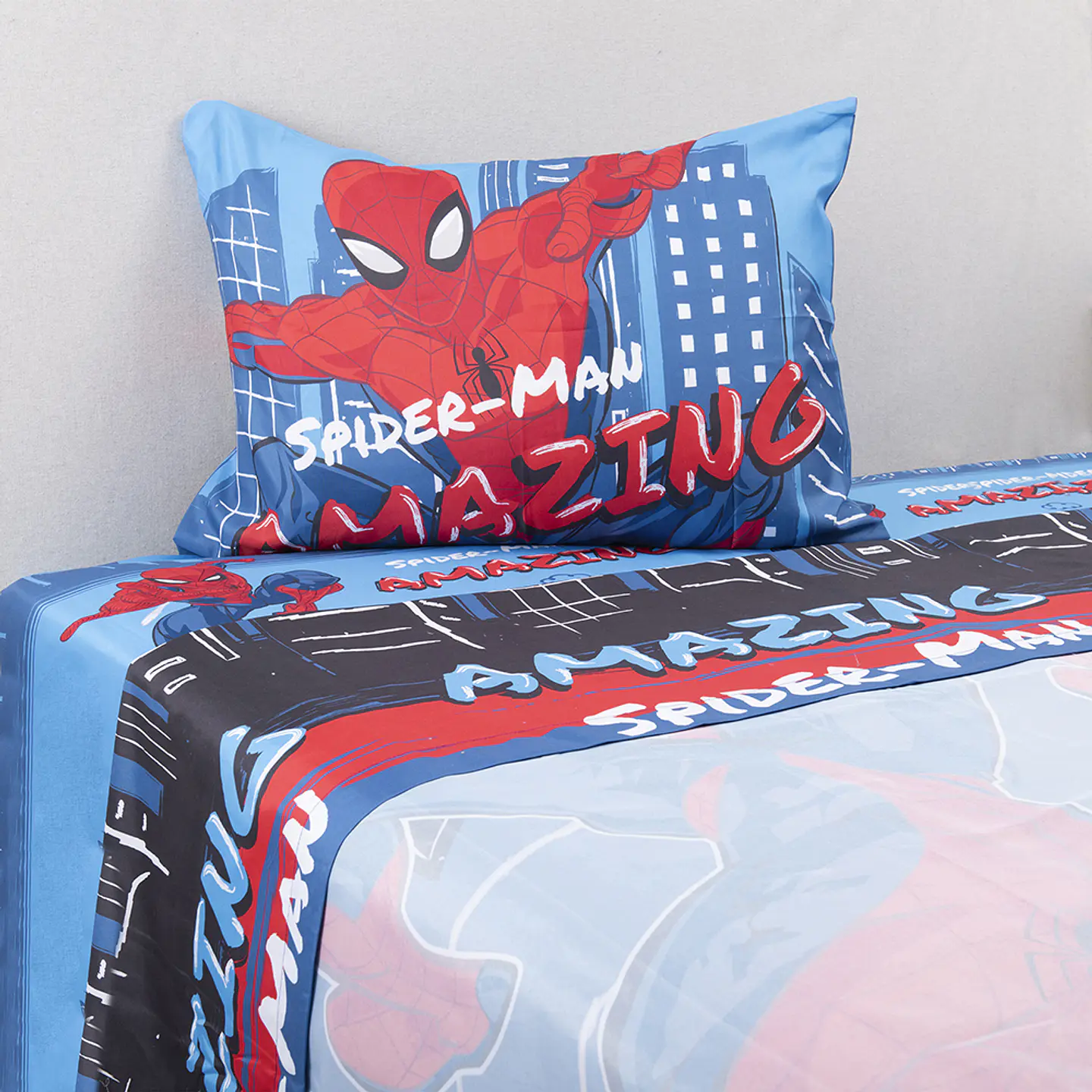 SABANA MF SINGLE SPIDERMAN AZUL 2