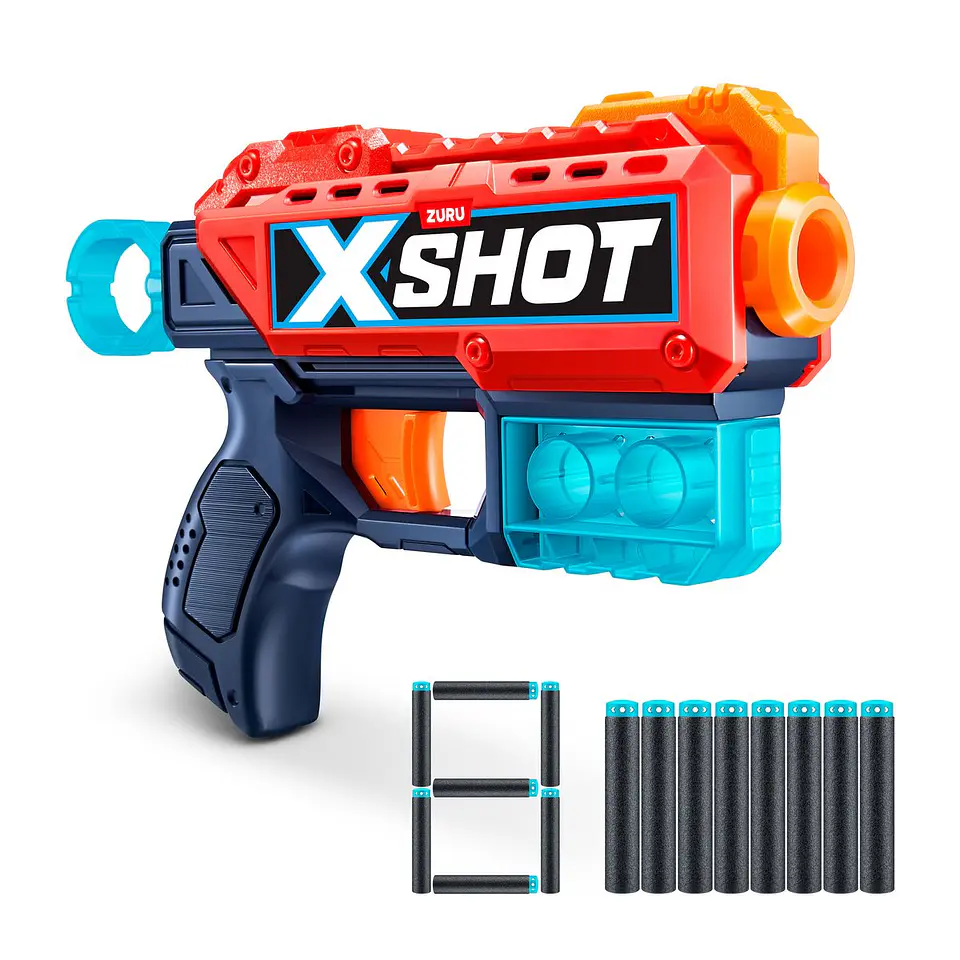 Lanza Dardos Kickback Con 8 Dardos X-Shot Ansaldo 35680 4