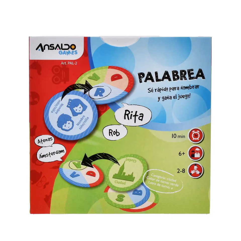 Juego De Destreza Palabrea 2 Ansaldo 35437 2