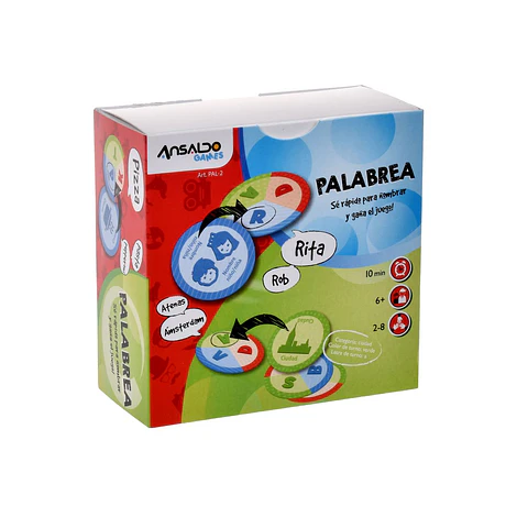 JUEGO DE DESTREZA PALABREA 2 ANSALDO 35437