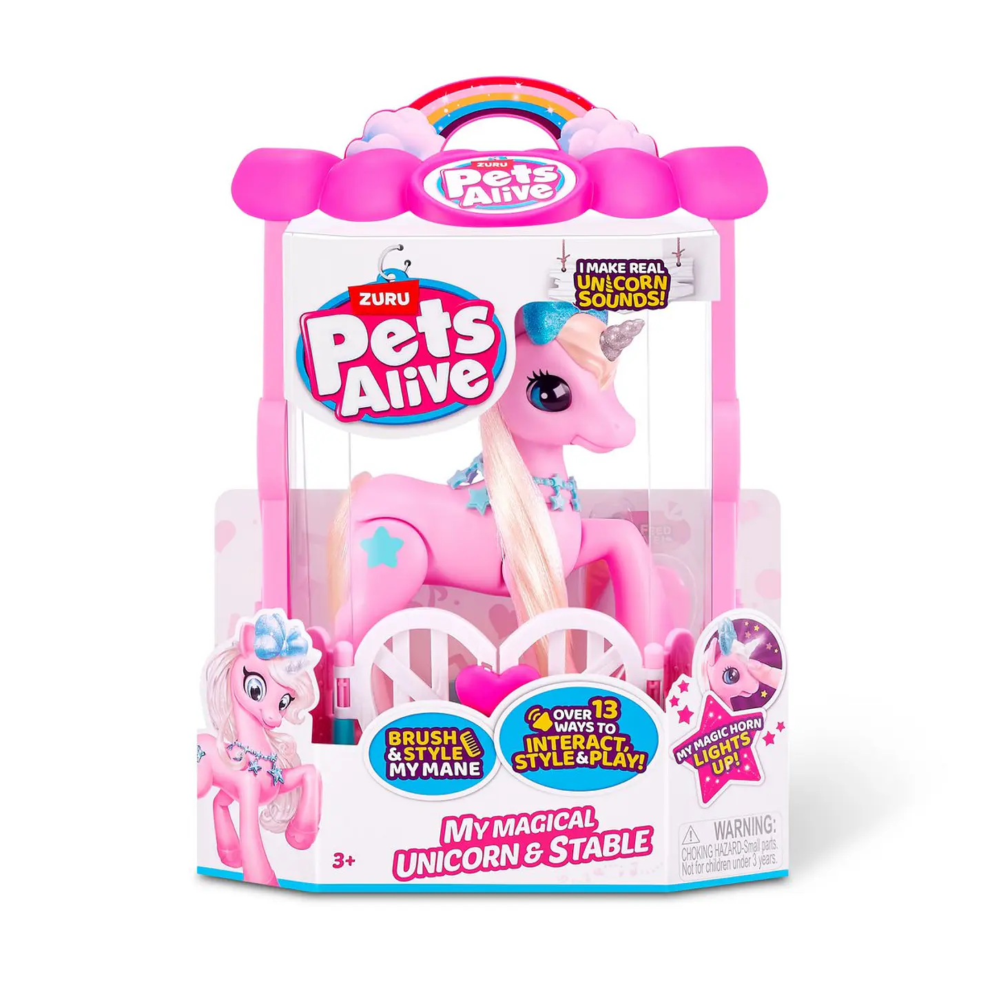 UNICORNIO MAGICO Y ESTABLO PETS ALIVE ANSALDO 35693 4