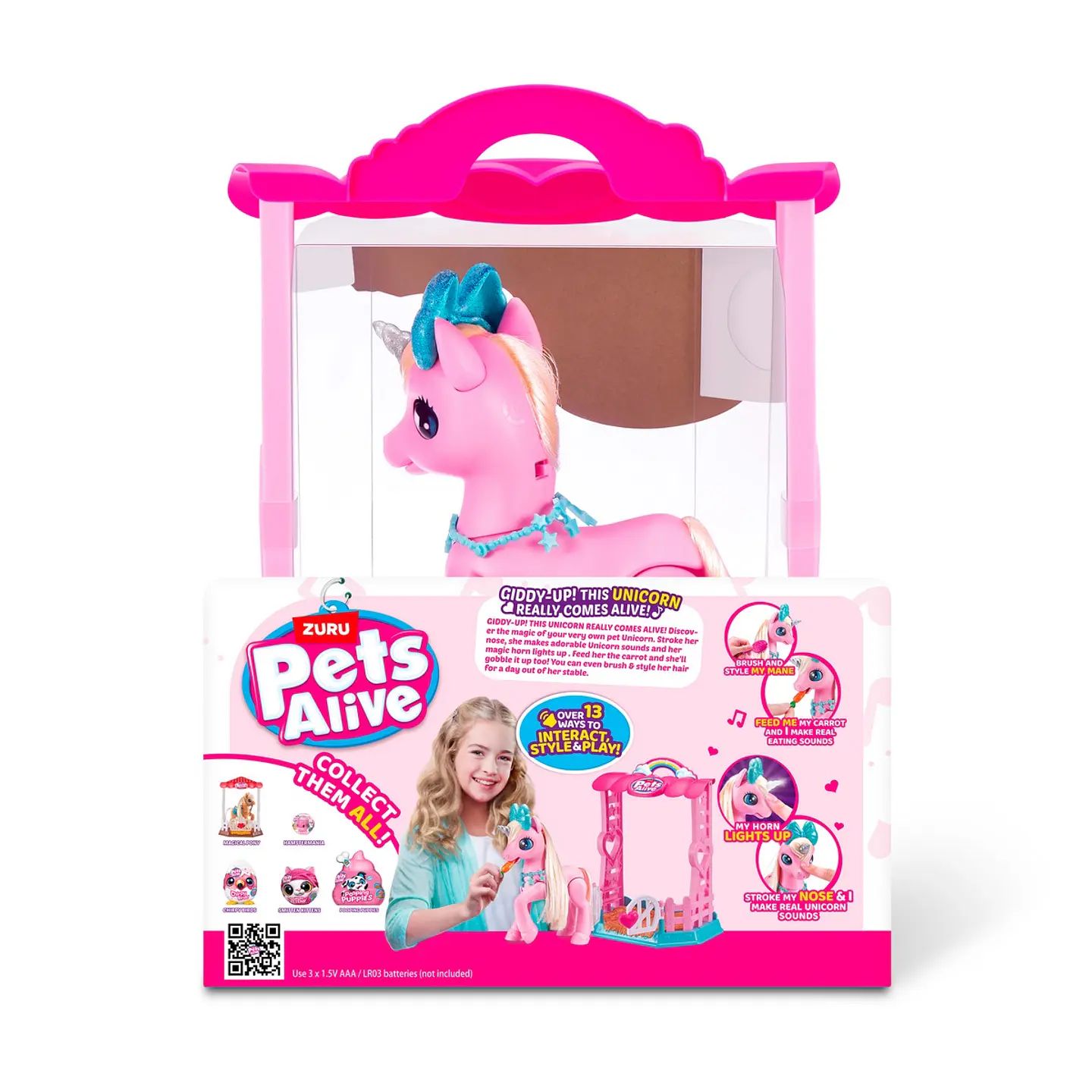 UNICORNIO MAGICO Y ESTABLO PETS ALIVE ANSALDO 35693 2