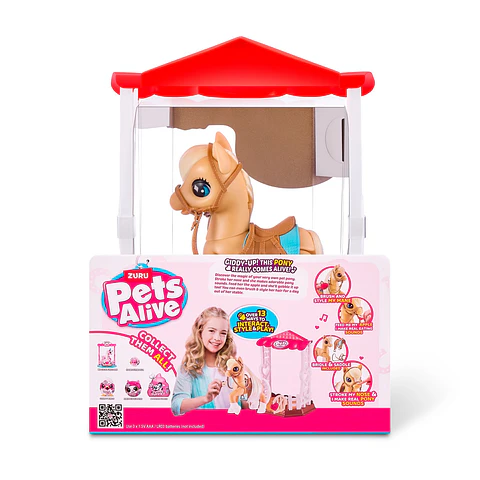 PONY MAGICO Y ESTABLO PETS ALIVE ANSALDO 35694