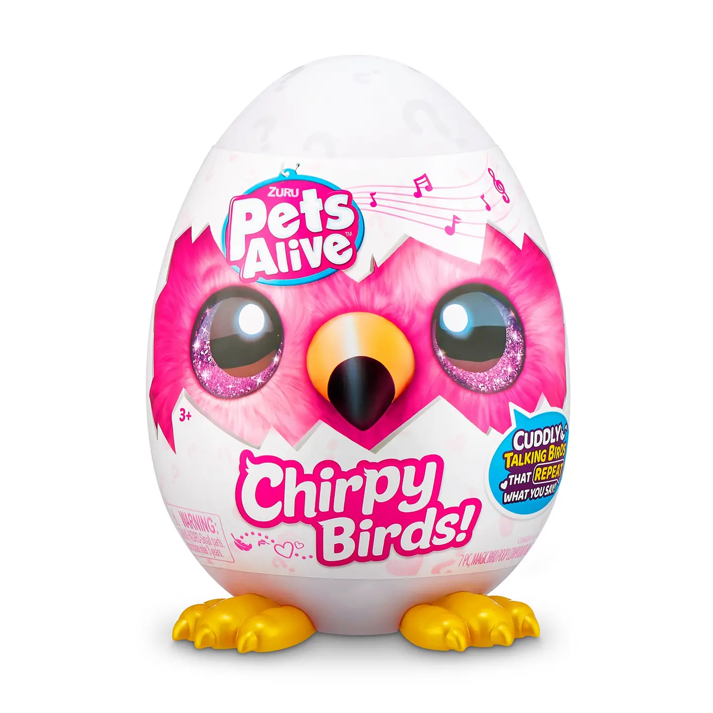 PELUCHE PAJARO LOCO EN HUEVO PETS ALIVE ZURU MODELOS SURTIDOS ANSALDO 26956 5