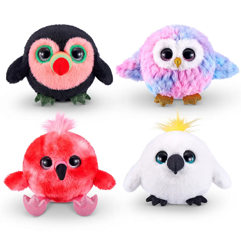 PELUCHE PAJARO LOCO EN HUEVO PETS ALIVE ZURU MODELOS SURTIDOS ANSALDO 26956 8