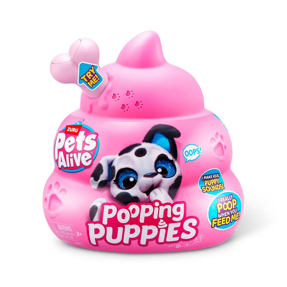 MASCOTA REAL POOPING PUPPIES PETS ALIVE ANSALDO 35695 4