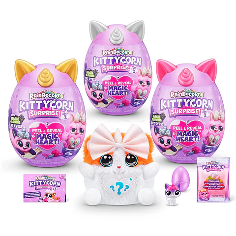 RAINBOCORNS HUEVO SORPRESA KITTYCORN DE ZURU ANSALDO 27958