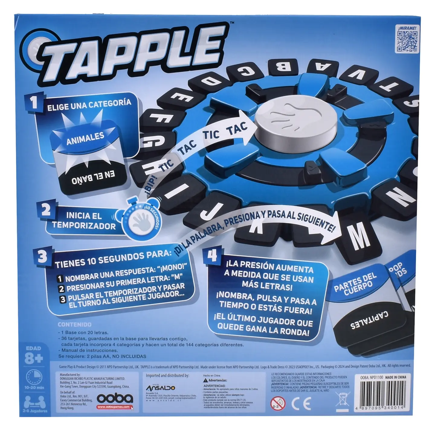 Juego Tapple Ansaldo 35863 6