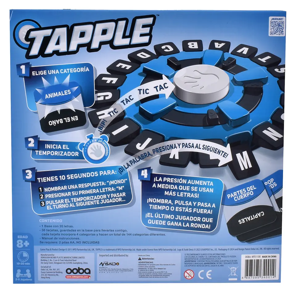 Juego Tapple Ansaldo 35863 6