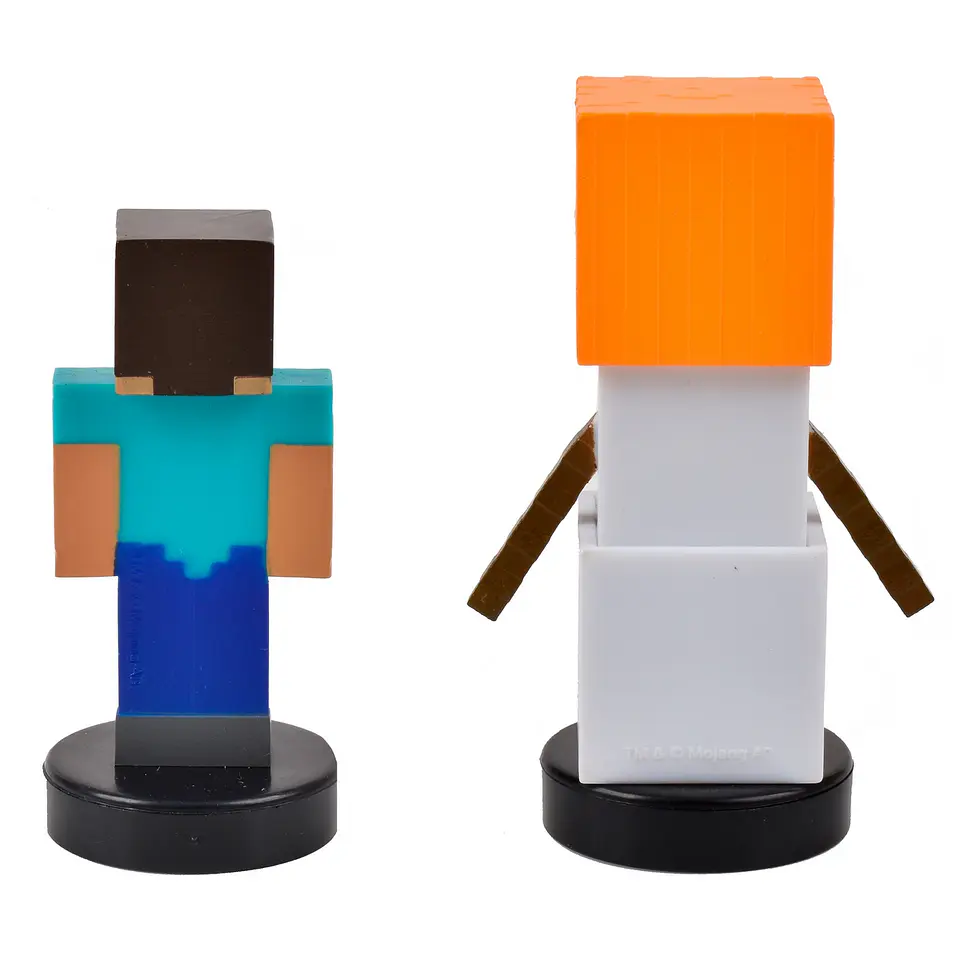 Pack De 2 Figuras Timbre Minecraft Ansaldo 34910 5