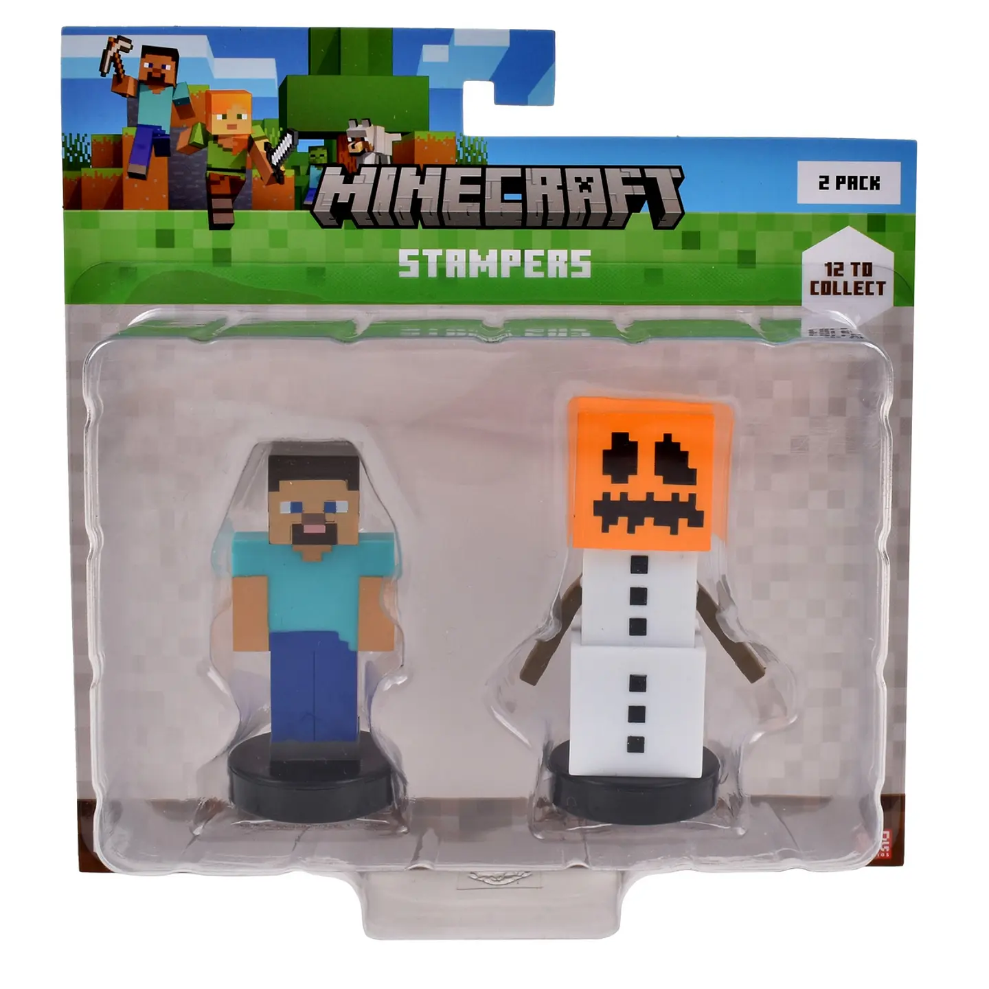 Pack De 2 Figuras Timbre Minecraft Ansaldo 34910 14