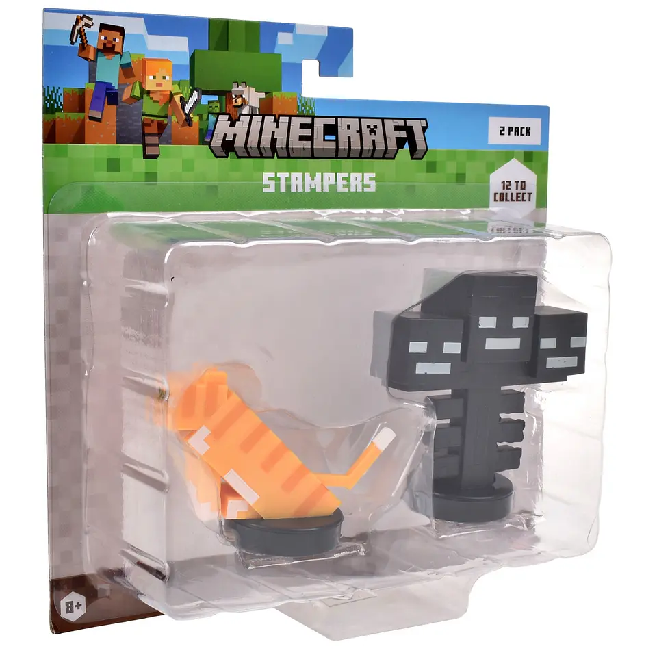 Pack De 2 Figuras Timbre Minecraft Ansaldo 34910 15